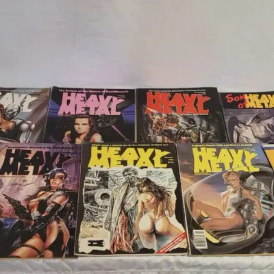 Lot of 10 Vintage Heavy Metal Magazines 3 of 3