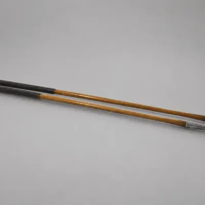 Two Vintage Proiron Wooden-Shaft Golf Clubs—Mashie & Spade Mashie