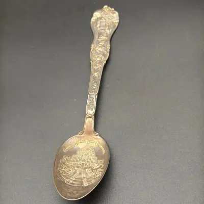 Sterling Silver Antique 1904 St. Louis World’s Fair Louisiana Purchase Exposition Souvenir Spoon