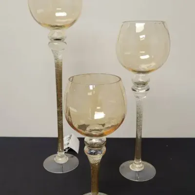 Charisma 24 Karat Gold Painted Luster Amber Hurricanes 