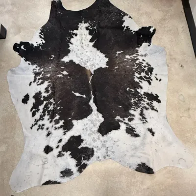 Black And White Cow Hide Rug