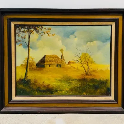 "Texas Remnants" Oil Painting By John Green