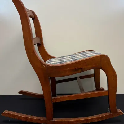 Vintage Wooden Child's Rocking Chair