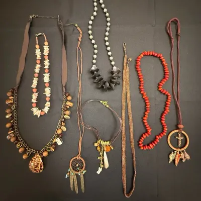 Incredible Lot Of Costume Necklaces With Eclectic Vibes 