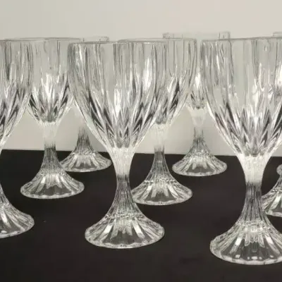 Mikasa Park Lane Crystal Goblets - Set of 9