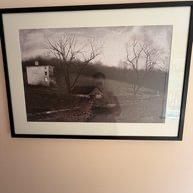 Andrew Wyeth Vintage Museum Reproduction Print "Evening At Kuerners"