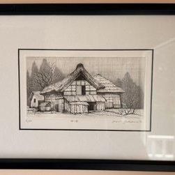 Contemporary Japanese Intaglio Print By Graphic Artist And Printmaker Koichi Sakamoto