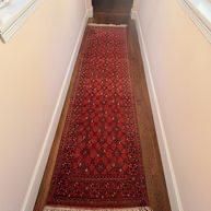 Vintage Bokhara Wool Runner Rug