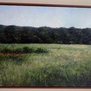 Large Chris Nielsen (1953–2022) Signed Maine Landscape Oil Painting 1989