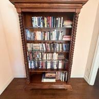 Large Traditional Mahogany Barley-Twist Executive Bookcase