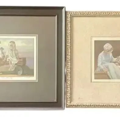 "Little Missy" By Elizabeth O'Neill Verner & Other Print Depicting Children