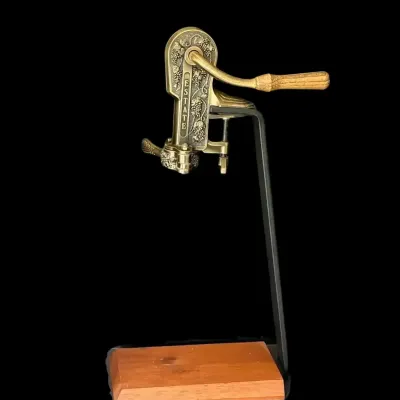 Rogar Estate Table Top Wine Bottle Opener and Corkscrew with Wood Stand - 24"