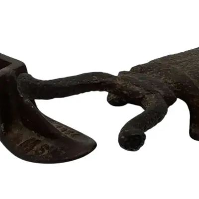 Cast Iron Boot Jack Beetle And Cobbler’s Shoe Last