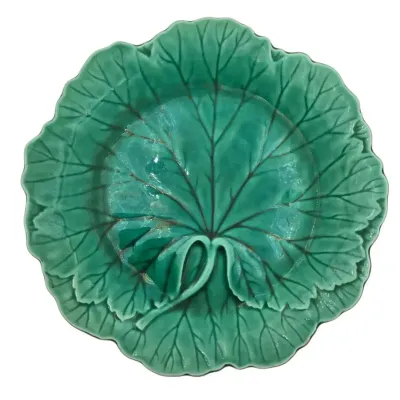Wedgwood Of Etruria & Barlaston Majolica 8” Cabbage Salad Plate 