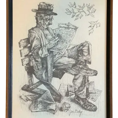 James Daly "Still Trying"  Print - 17.5” X 23.5”