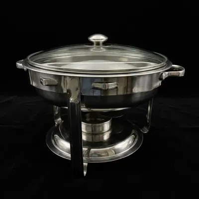 Stainless Steel Chafing Dish (Base & Pan Only)