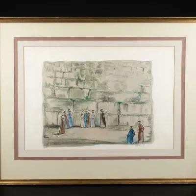 JOSEPH KOSSONOGI 1908-1981 LITHOGRAPH SIGNED NUMBERED ISRAEL ART