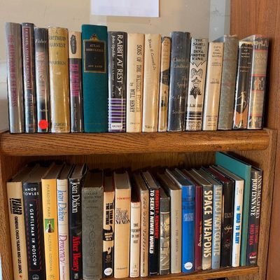 Over 800 hardbound books-- mostly First Editions and early literature--$5 each