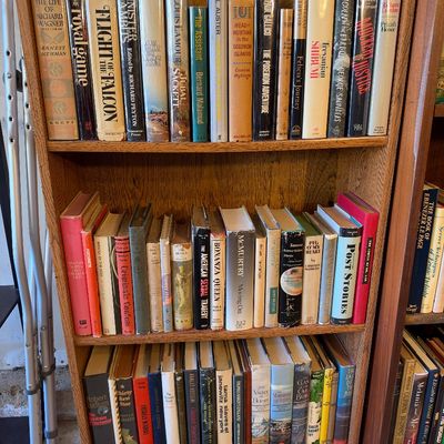 Over 800 hardbound books-- mostly First Editions and early literature--$5 each