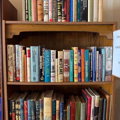 Over 800 hardbound books-- mostly First Editions and early literature--$5 each