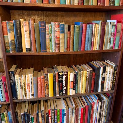 Over 800 hardbound books-- mostly First Editions and early literature--$5 each