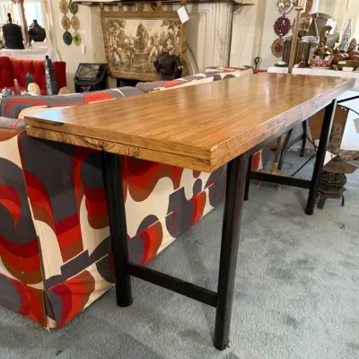 Sale Photo Thumbnail #40: Harvey Probber MCM flip top dining table