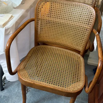 Sale Photo Thumbnail #27: Josef Hoffman MCM Ligna arm and side chairs