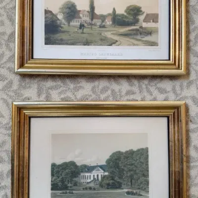 Sale Photo Thumbnail #79: Antique Ferdinand Richardt Framed Prints