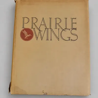 Sale Photo Thumbnail #40: Vintage copy of Prairie Wings with original dust jacket, showing wear and tear around the edges.