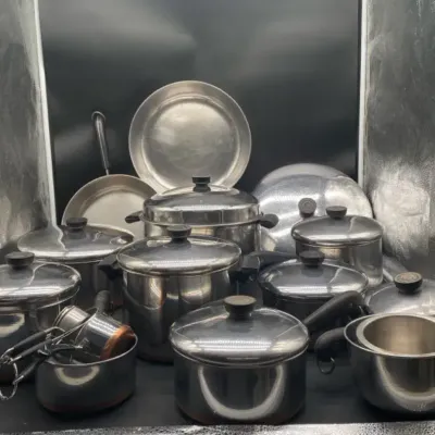Revere Ware Copper Bottom Pots & Pans