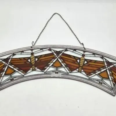 Frank Lloyd Wright Inspired Stained Glass