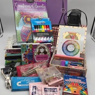 Office Supply & Coloring Collection 