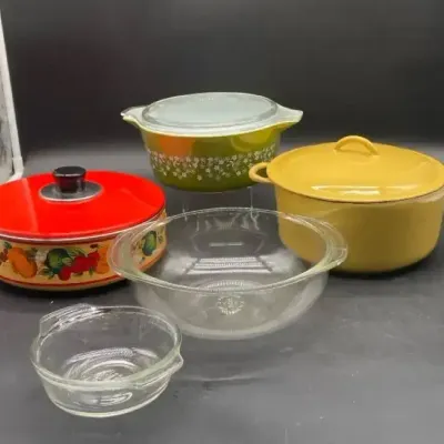 Vintage Casserole Dishes- Including Pyrex