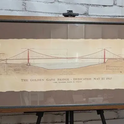 The Golden Gate Bridge Architectural Rendering 