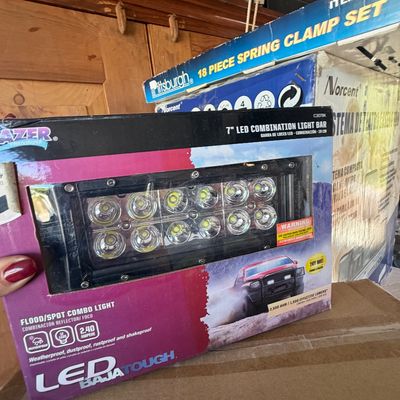Sale Photo Thumbnail #227: Blazer LED Baja Tough 7-inch LED combination light bar, new in original box.