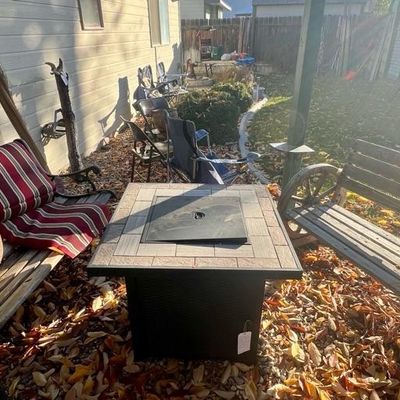 Sale Photo Thumbnail #60: Outdoor fireplace works great!!