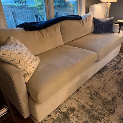 Sale Photo Thumbnail #94: PRESALE ITEM:  Couch-great for rec-room $100