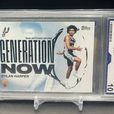 Sale Photo Thumbnail #105: 2025 Topps Dylan Harper Generation Now RC #GN-2 SSG Gem MT 10 San Antonio Spurs
