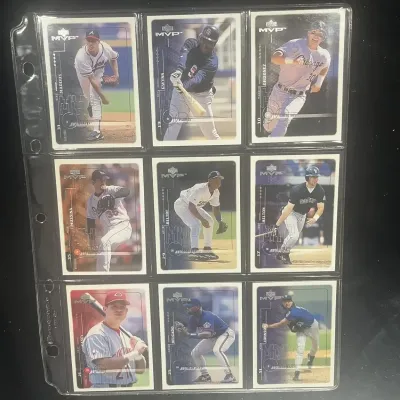 Sale Photo Thumbnail #148: 1999 Upper Deck MVP Baseball 9 Card Lot Maddux Gwynn Helton Casey