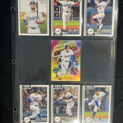 Sale Photo Thumbnail #162: Los Angeles Dodgers 7 Card Lot Shohei Ohtani Andy Pages Will Smith Topps