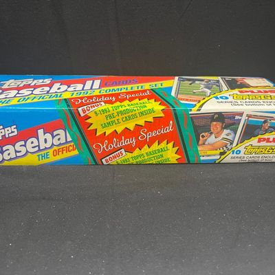 Sale Photo Thumbnail #63: Factory-Sealed 1992 Topps Complete Set – Includes Ken Griffey Jr. & Manny Ramirez Rookies