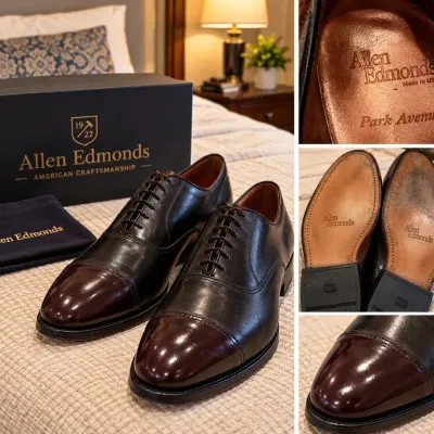 Allen Edmonds Park Avenue Cap-Toe Oxford Shoes