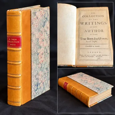 Antique Book: 1703 Daniel Defoe: A True Collection of the Writings"