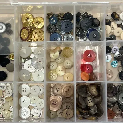 Vintage & Designer Assorted Button Lot