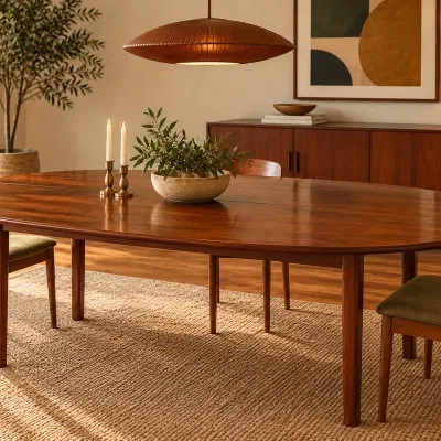 Antique Irish Wake Table – Early 19th Century Mahogany Drop-Leaf Dining Table