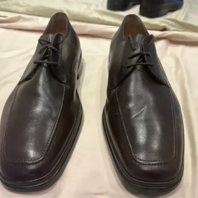 BALLY Dark Brown Leather "Barner" Derby Shoes