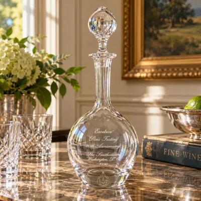Baccarat French Crystal Decanter – 1996 Judgment of Paris 20th Anniversary | Smithsonian Commemorati