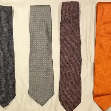 Designer Men's Necktie Lot (10 Pieces) - Charles Tyrwhitt, Giorgio Armani, Luciano Barbera & More