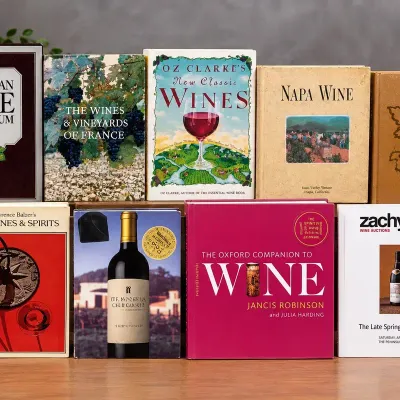 Wine Reference & Collecting Library  10 Books Including Oxford Companion, Napa Wine & Clifton Fadima