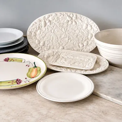 Assorted Ceramic Serving Platters, Bowls & Trays  Made in Italy & Eschenbach Germany 